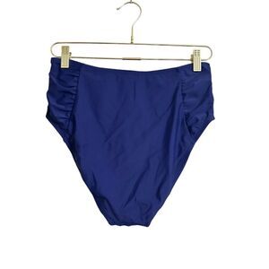 BCBG Paris Swim Bikini Bottom Women's XL‎ Royal Blue Stretch Beach NWT